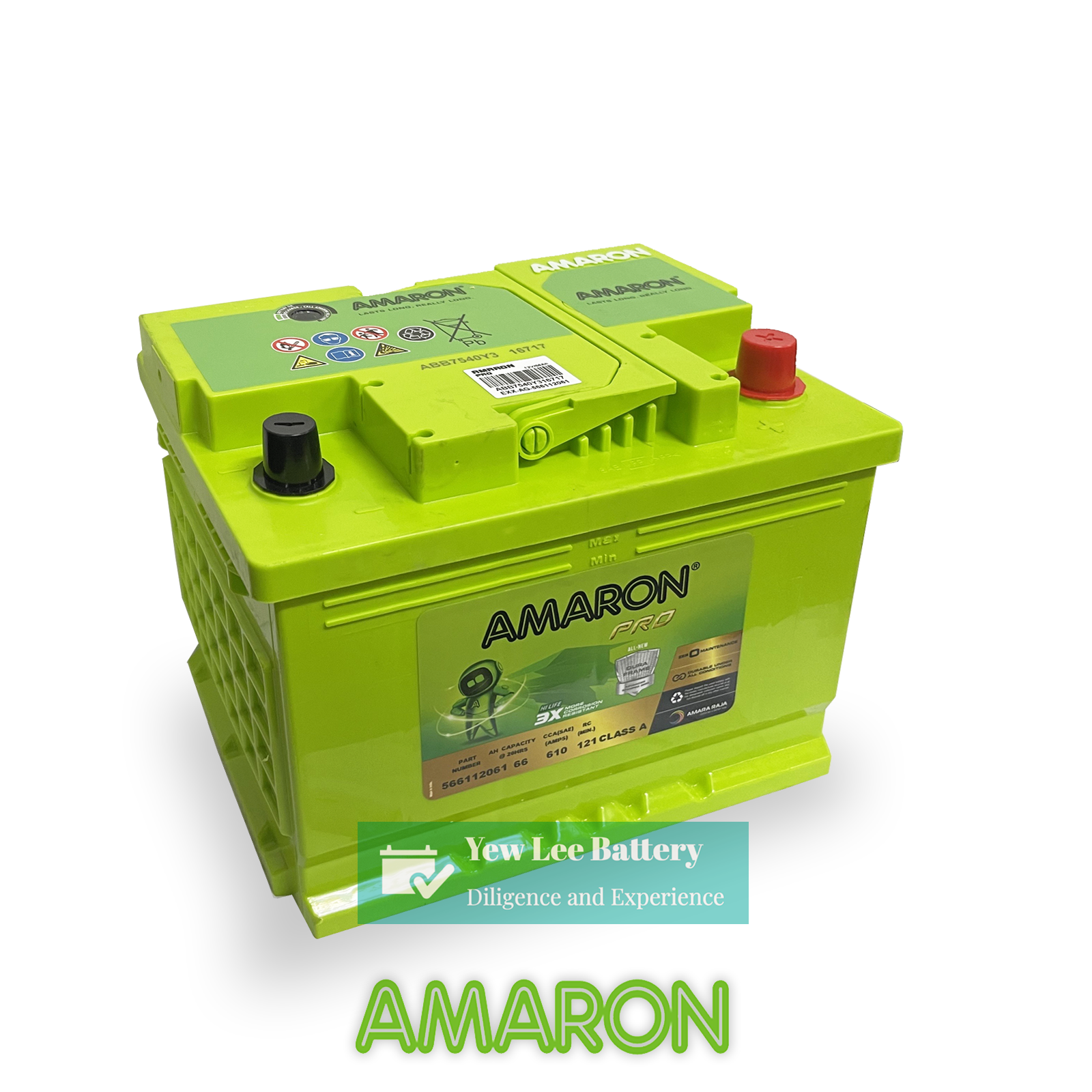 Amaron DIN66L 66AH SMF Battery