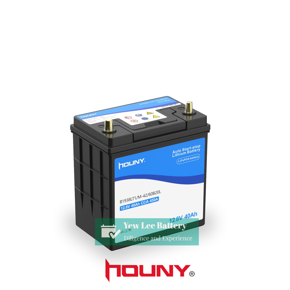 Hounty M42 EFB LifePos Lithium Start Stop Battery