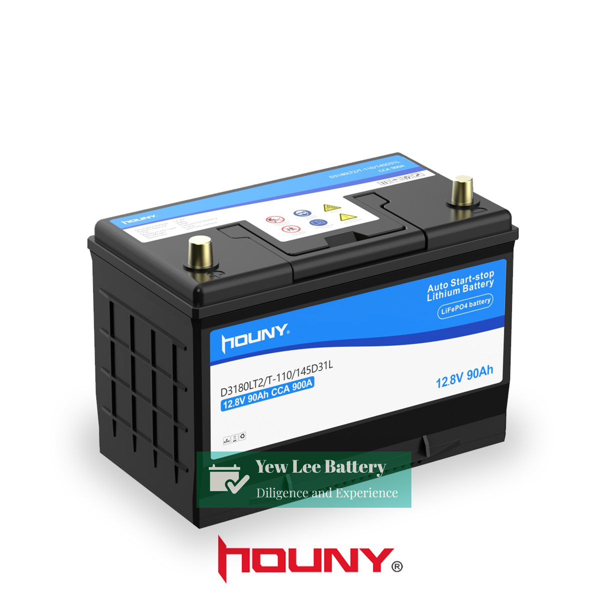 Houny Lithium LifePO4 T-110 EFB 90ah Start Stop Battery