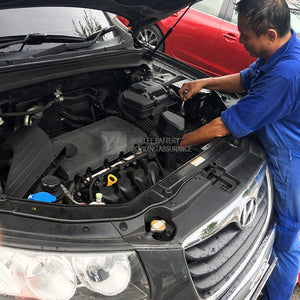 Hyundai Sante Fe - Starter Motor Repair - Yew Lee Battery - Bukit Merah Lane 3 - Alexandra Village - Queenstown - Singapore